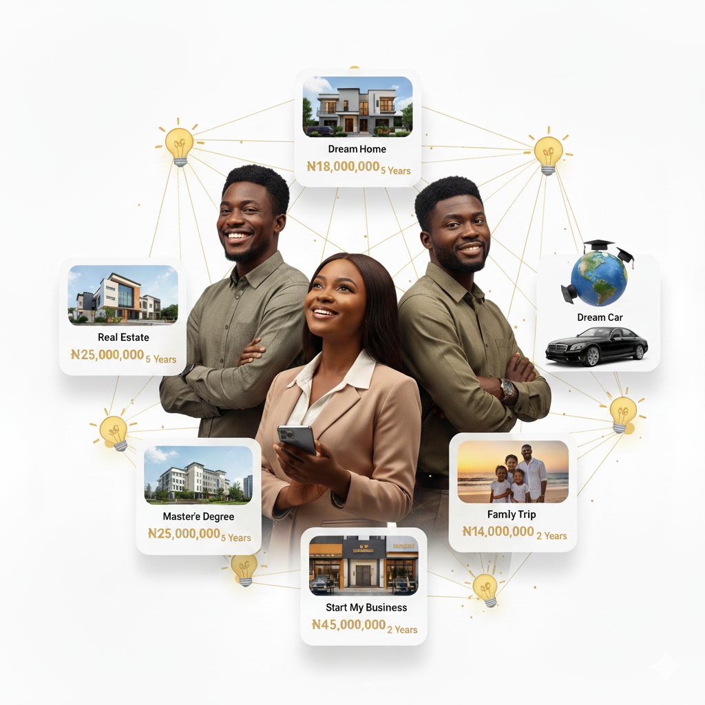 Woman smiling and dreaming